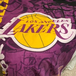 Los Angeles Lakers fleece blanket
